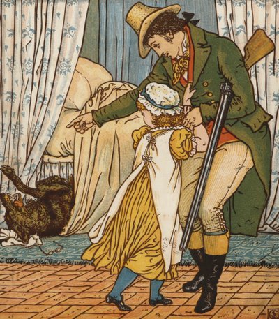 Červená karkulka (barva lito) od Walter Crane