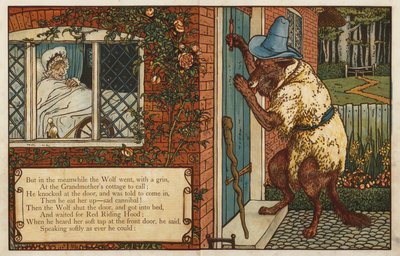 Červená karkulka (barva lito) od Walter Crane