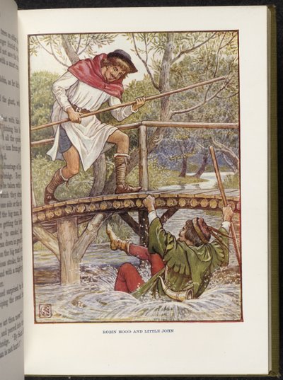 Robin Hood a Malý John od Walter Crane