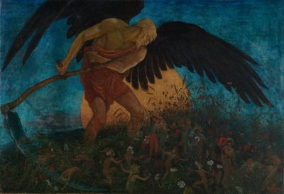 Smrt, žnec od Walter Crane