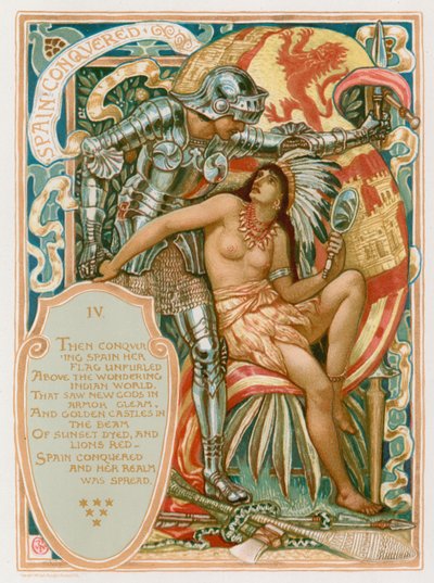Španělsko dobyto od Walter Crane