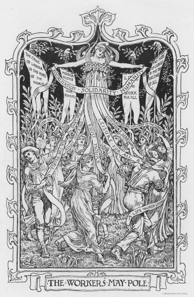 Pracovníci? Májový Polák od Walter Crane