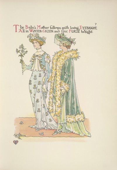 Matka nevěsty následuje s láskyplným Eyebrightem od Walter Crane