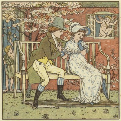 Byl jeden mužíček a usiloval o malou služku od Walter Crane