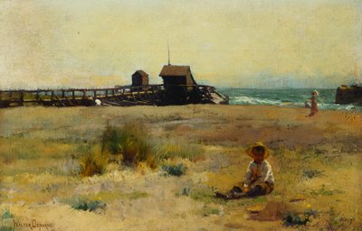 Chlapec na pláži, 1884 od Walter Frederick Osborne