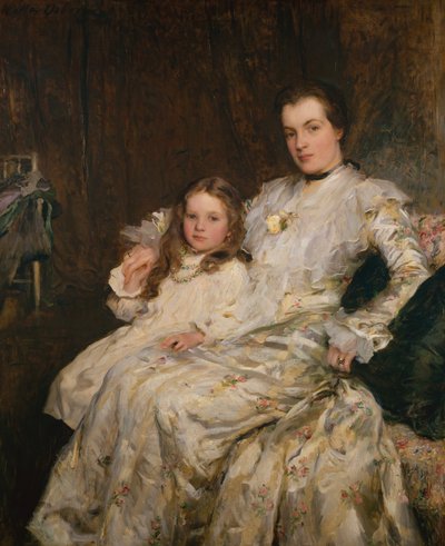 Portrét paní Chadwyck-Healy a její dcery od Walter Frederick Osborne