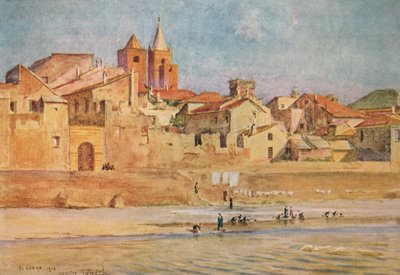 Albenga z Centy, c1910, 1912 od Walter Frederick Roofe Tyndale
