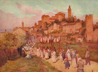 Corpus Domini ve Viterbu, c1900 1913 od Walter Frederick Roofe Tyndale