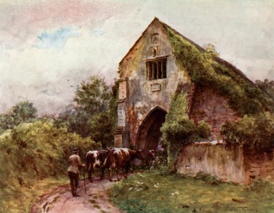 Vstupní brána, Cleeve Abbey od Walter Frederick Roofe Tyndale