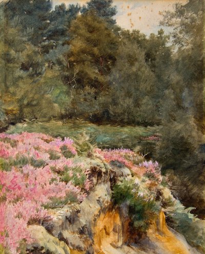 Hlava štěrkovny, Royden (akvarel) od Walter Frederick Roofe Tyndale