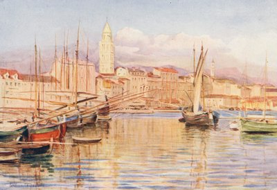 Spalato (barevná litografie) od Walter Frederick Roofe Tyndale
