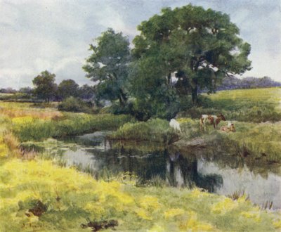 The New Forest: Na řece Lymington (barva lito) od Walter Frederick Roofe Tyndale