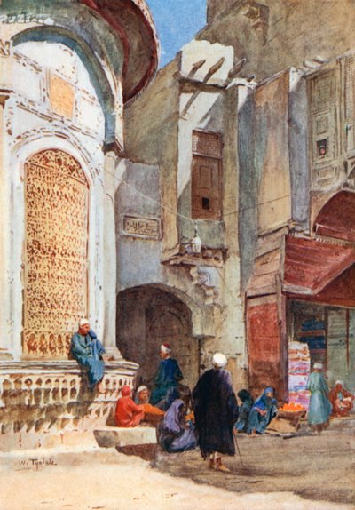 Sebil u brány Zuweyla (barevná litografie) od Walter Frederick Roofe Tyndale