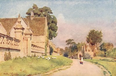Wessex: Claverton Manor, nedaleko Bathu (barevná litografie) od Walter Frederick Roofe Tyndale