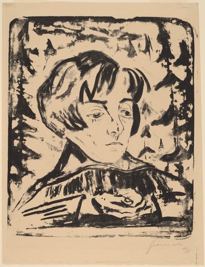 Poslech, 1920-1921. od Walter Gramatte