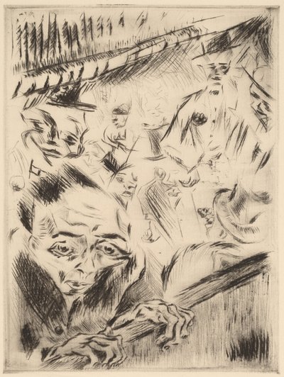Robert v divadle, 1918. od Walter Gramatte