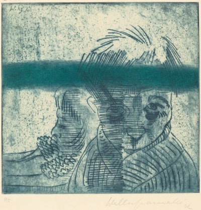 The Couple Das Paar, 1922. od Walter Gramatte