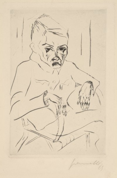 Unavený voják I, 1919. od Walter Gramatte