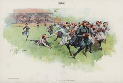 Fotbal je tak dobrá forma, víš (barva litho) od Walter Granville Smith