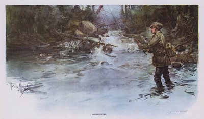Nepokořená: rybářská scéna (barevné lito) od Walter Granville Smith