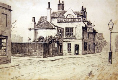 Černý lev, Old Church Street, Chelsea od Walter Greaves
