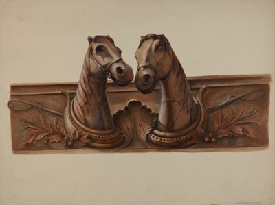 Výzdoba stodoly, c. 1938. od Walter Hochstrasser