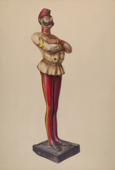 Figurka obchodu s doutníky, c. 1937. od Walter Hochstrasser