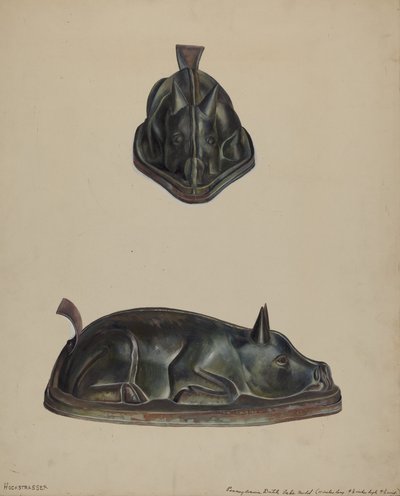 Pa. Německá forma na dort, 19351942. od Walter Hochstrasser