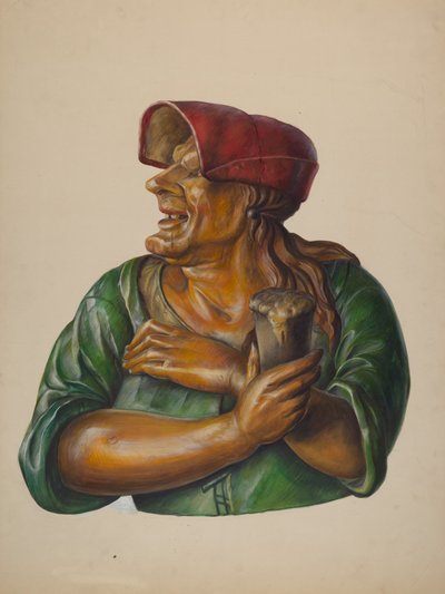 Tavern Figure, c. 1937. od Walter Hochstrasser