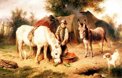 Cikánský tábor od Walter Hunt