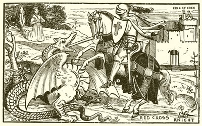 Rytíř Červeného kříže od Walter Jenks Morgan