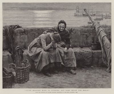 Nikdy od rána do večera, ale nějaké srdce se zlomilo od Walter Langley