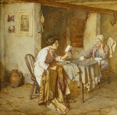 Dopis, od Walter Langley
