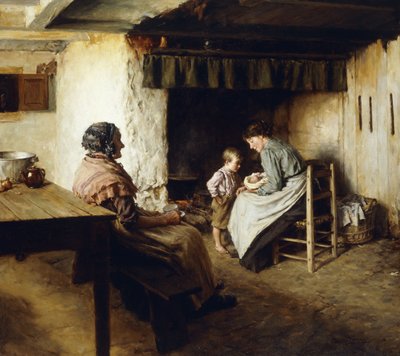 Nový příchod, od Walter Langley