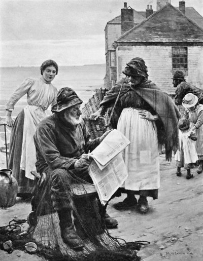 Když jsou lodě pryč, 1903. od Walter Langley
