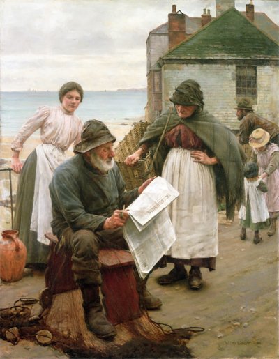 Když jsou lodě pryč, 1903 od Walter Langley