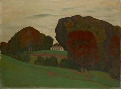 Dánský park s vilou od Walter Leistikow