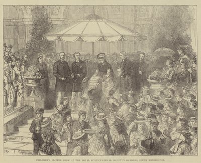 Dětská květinová výstava v zahradách Royal Horticultural Society
