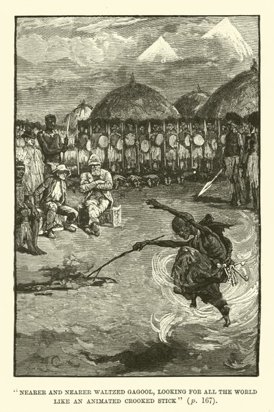 Ilustrace pro doly King Solomons od H Ridera Haggarda od Walter Paget
