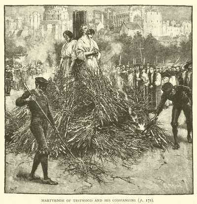 Mučednictví Testwood a jeho společníci od Walter Paget