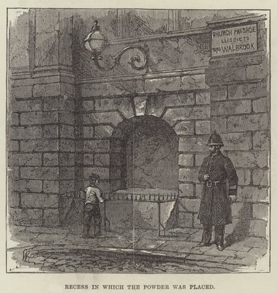 Pokus vyhodit do povětří Mansion House od Walter Paget