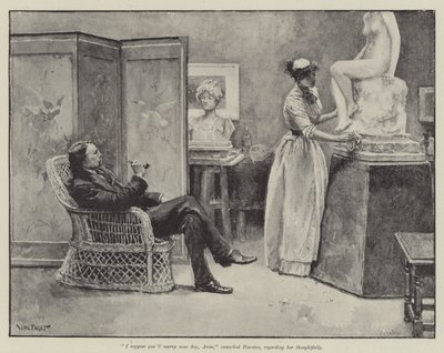 Pronásledování milovaného, Thomas Hardy od Walter Paget