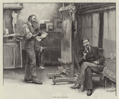 Pronásledování milovaného, Thomas Hardy od Walter Paget