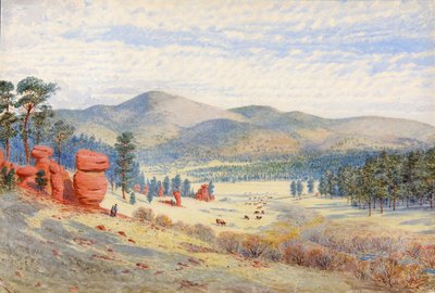 V Monument Park, Colorado, 1874. od Walter Paris