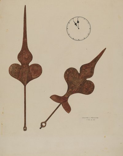 Církevní hodinové ručičky, 1938. od Walter Praefke