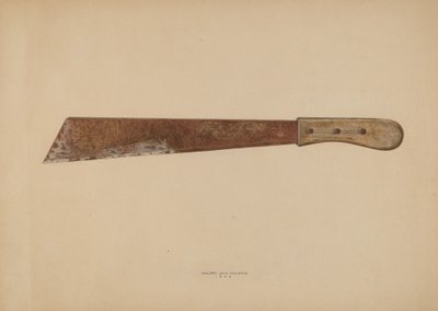 Kukuřičný nůž, 1939. od Walter Praefke