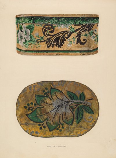 Box na klobouky, c. 1937. od Walter Praefke