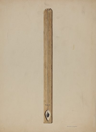 Olovnice a prkno, 1939. od Walter Praefke