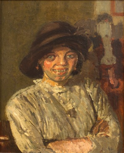 Kuře, asi 1914 (olej na plátně) od Walter Richard Sickert