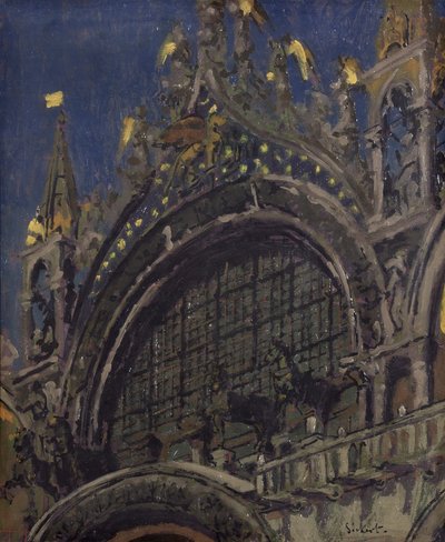 Koně svatého Marka, Benátky od Walter Richard Sickert